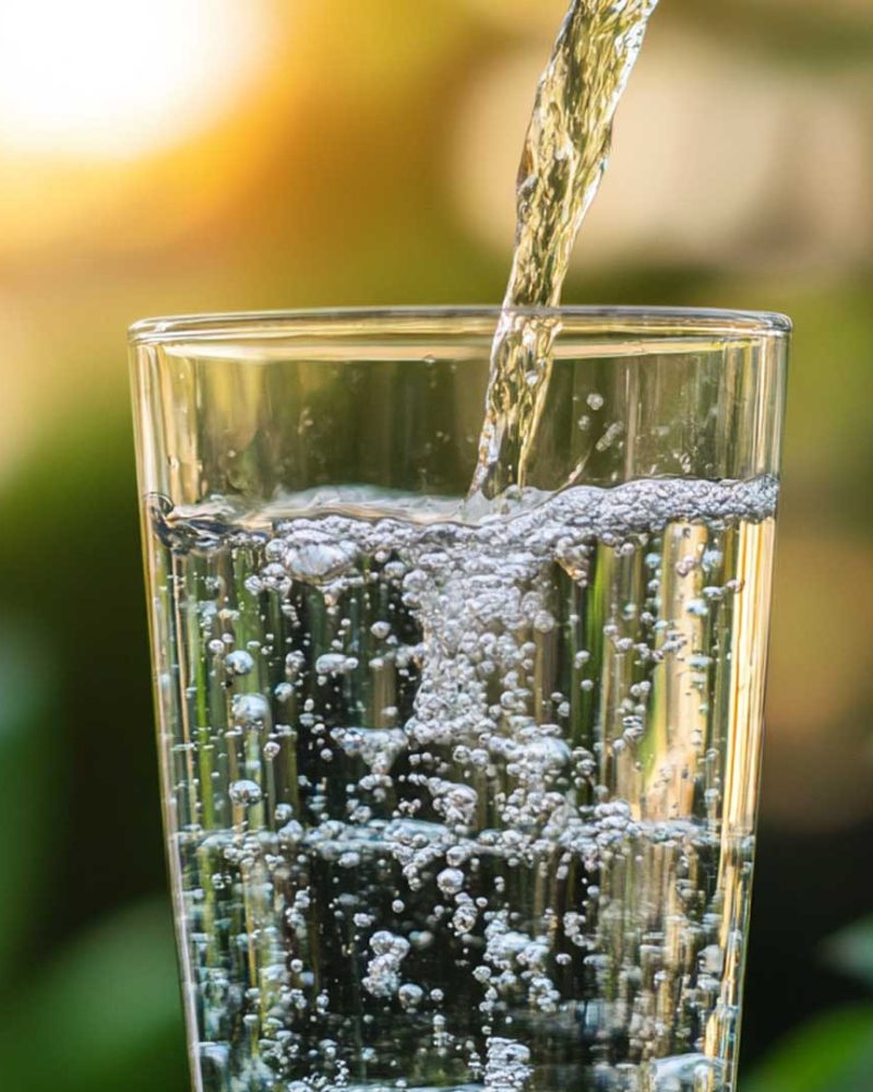 Crystal clear Eco Spa water