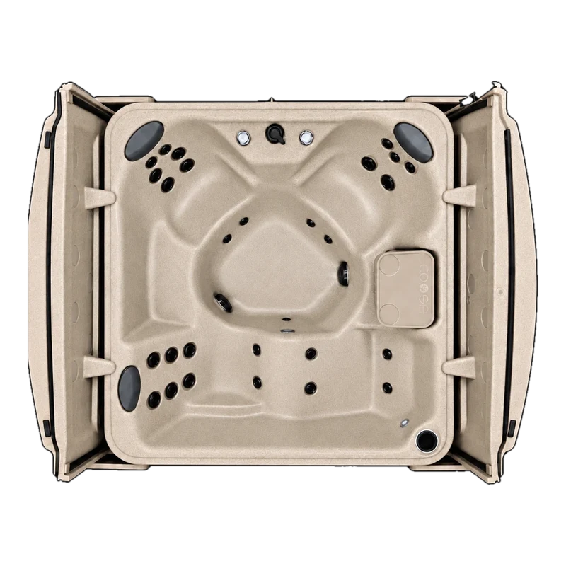 Eco Spa E7 hot tub, top-down view