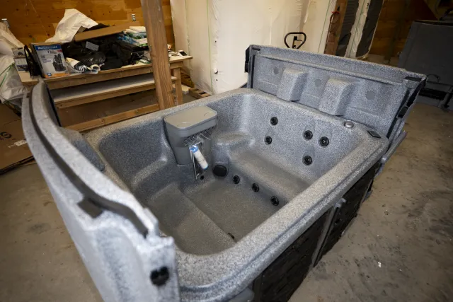 Eco Spa E1 interior seating and jets