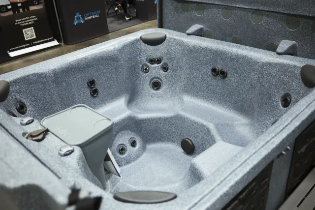 Eco Spa E6 interior seating and jets