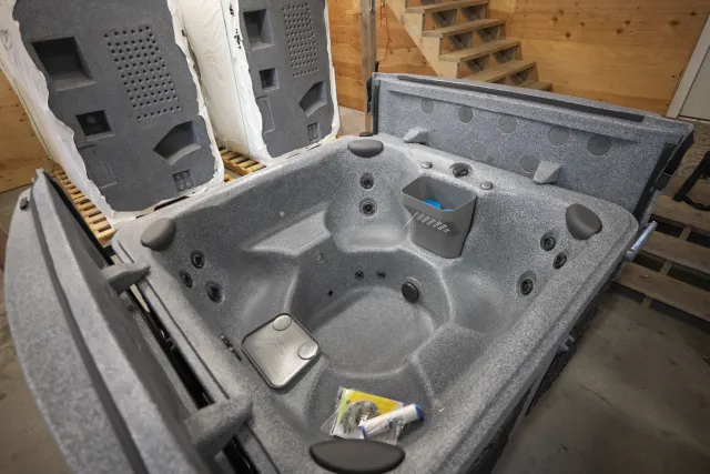 Eco Spa E6 interior seating and jets